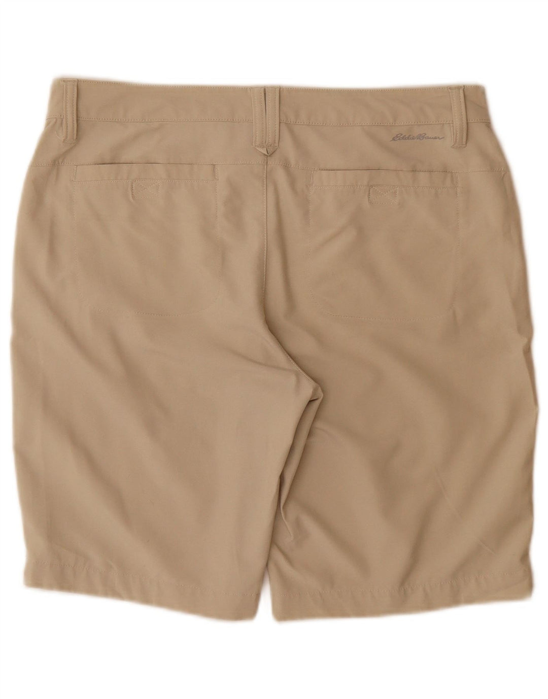 Eddie Bauer Womens Casual Shorts US 10 Large W32  Beige Polyester