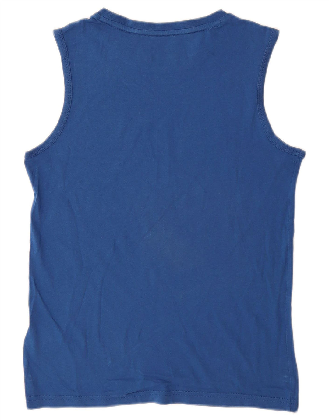 PUMA Boys Graphic Vest Top 13-14 Years Blue Cotton