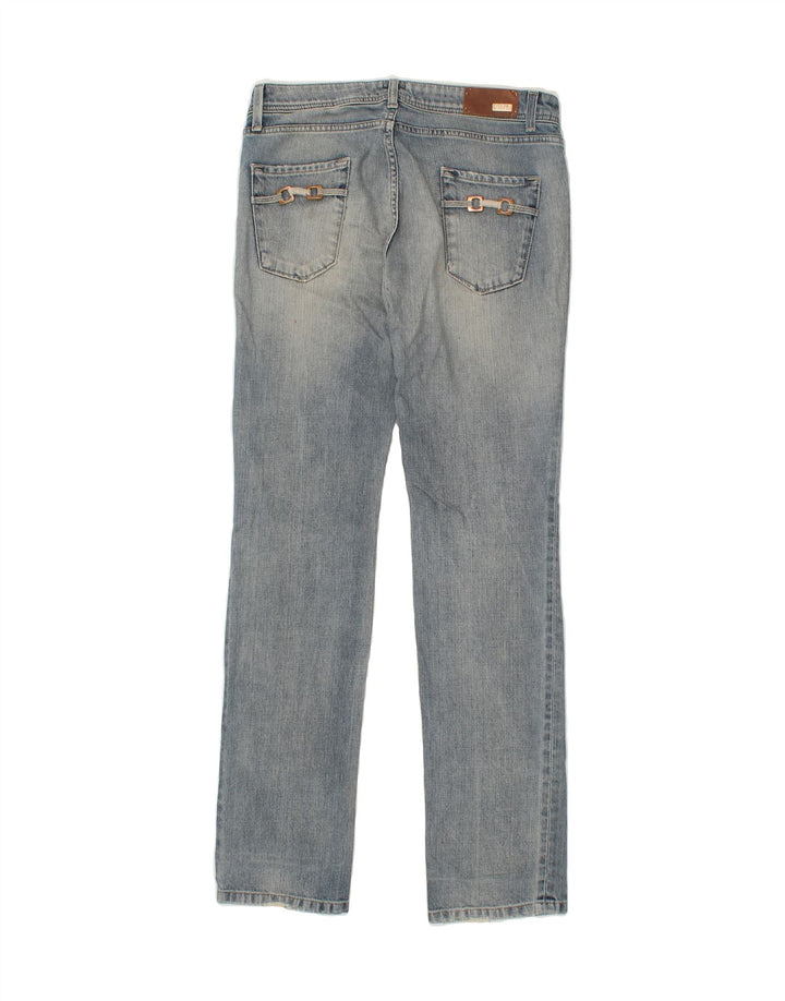 TRUSSARDI Womens Slim Jeans W32 L33 Blue Cotton Vintage Trussardi and Second-Hand Trussardi from Messina Hembry 