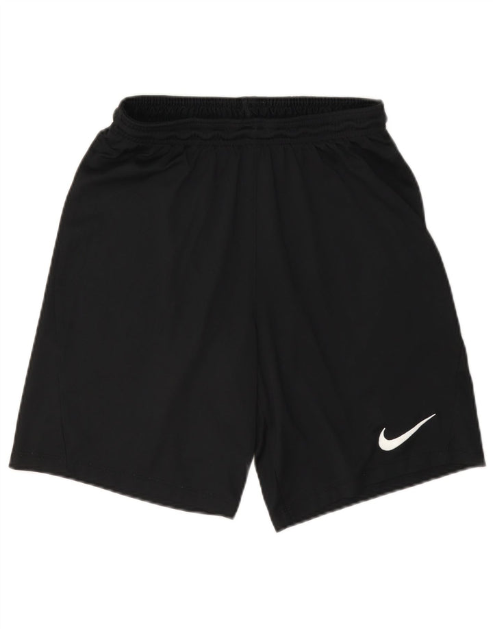Pantaloncini sportivi Nike Dri Fit Slim da uomo piccoli in poliestere nero