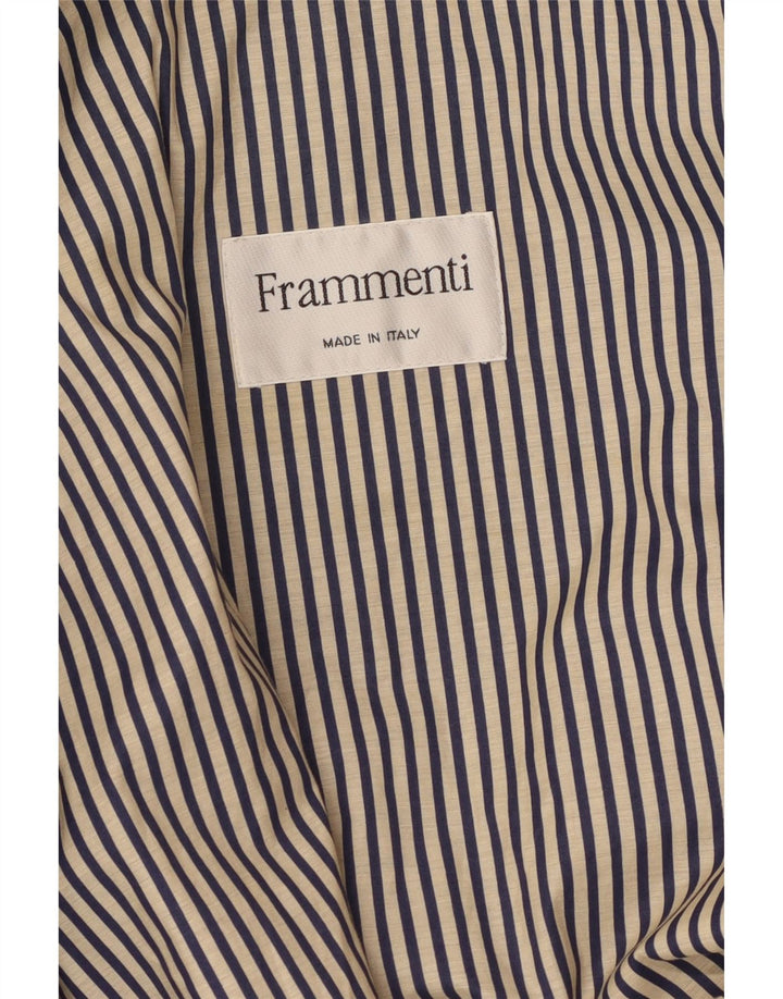Framménti Womens Oversized Overcoat UK 18 XL Navy Blue
