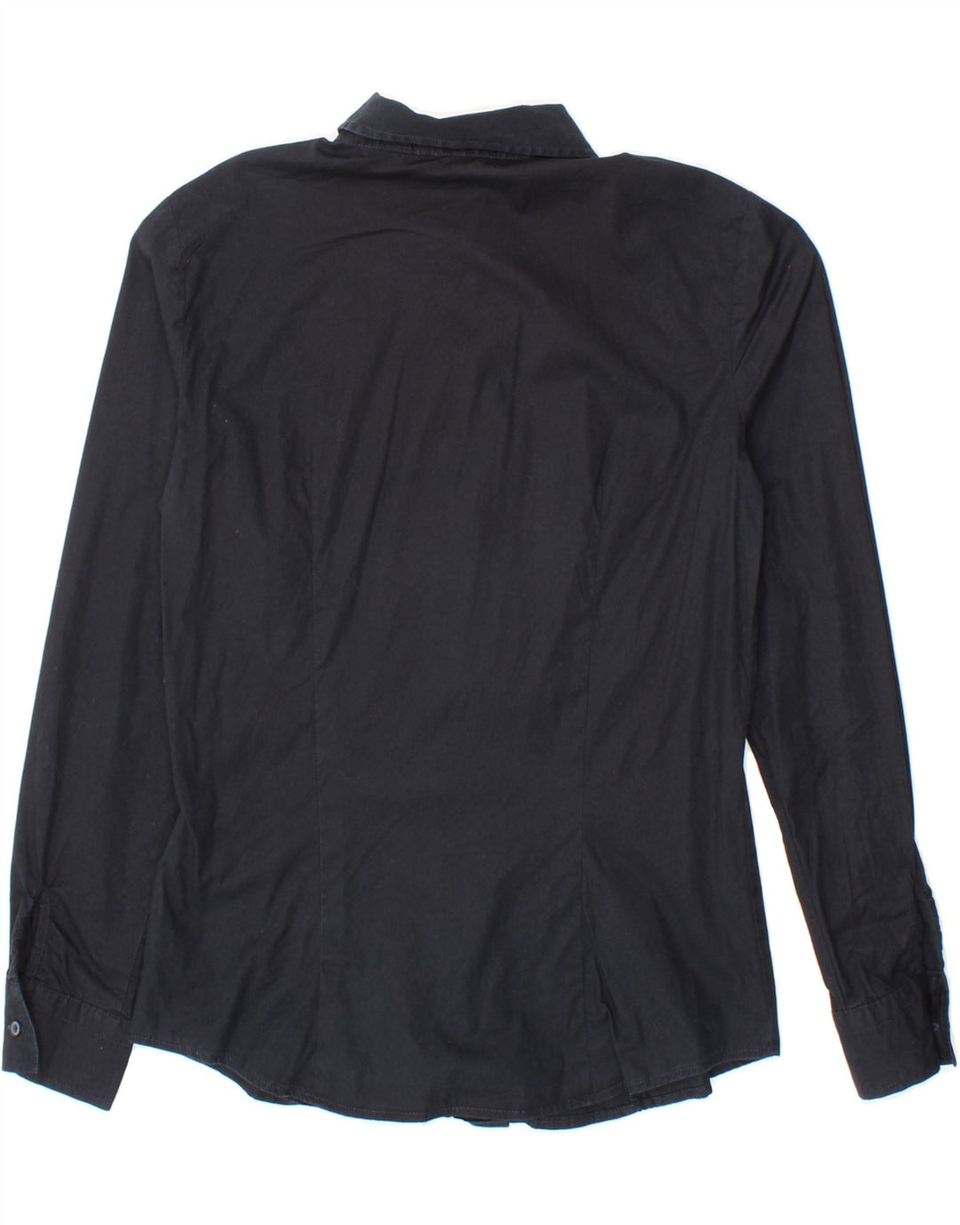 GEOX Womens Shirt UK 10 Small Navy Blue Cotton Vintage Geox and Second-Hand Geox from Messina Hembry 