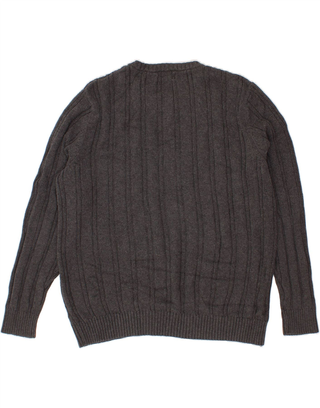 NAUTICA Mens Crew Neck Jumper Sweater Large Grey Cotton Vintage Nautica and Second-Hand Nautica from Messina Hembry 