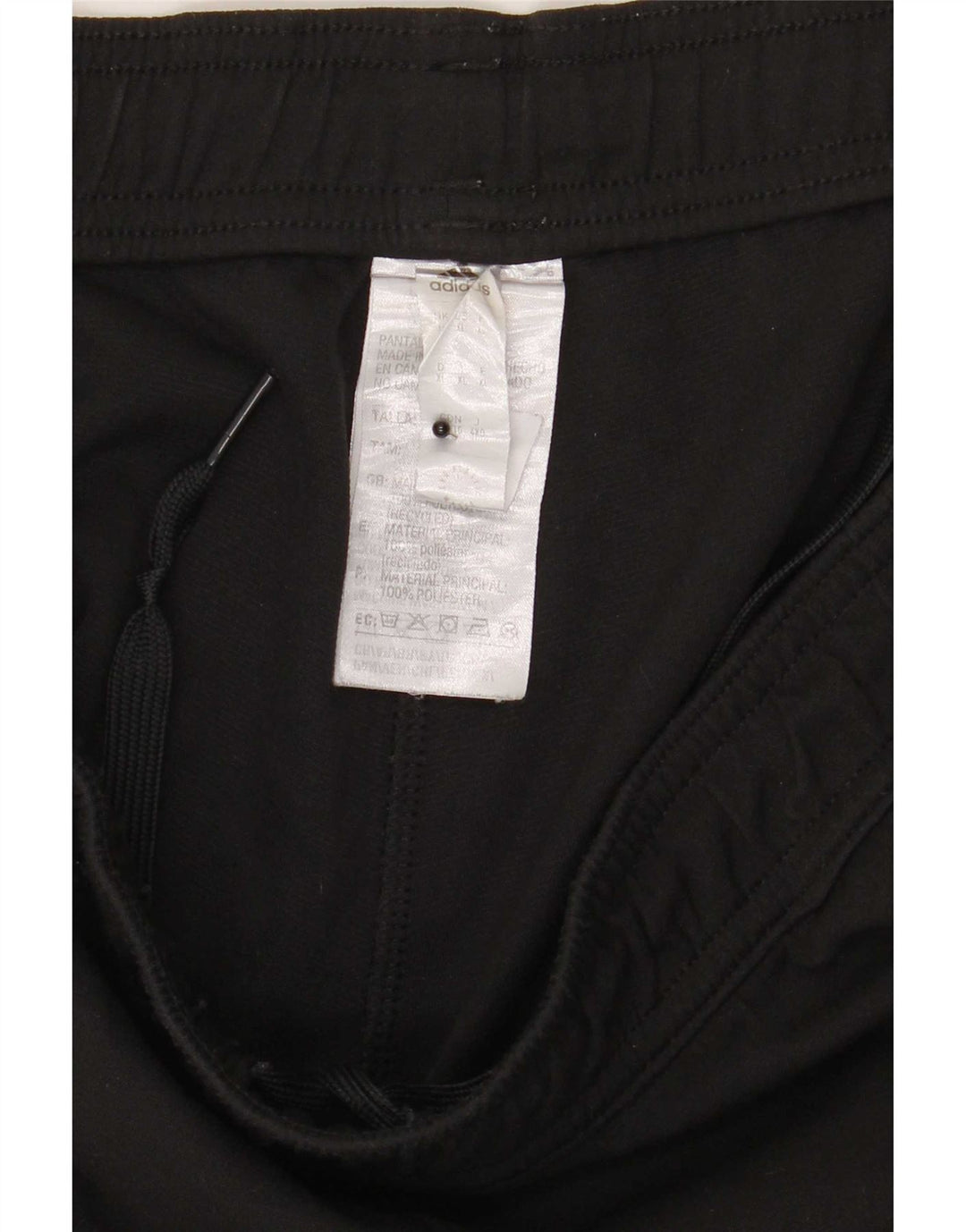 Adidas Mens Aeroready Graphic Tracksuit Trousers XL Black Polyester
