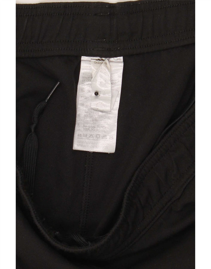 Adidas Mens Aeroready Graphic Tracksuit Trousers XL Black Polyester