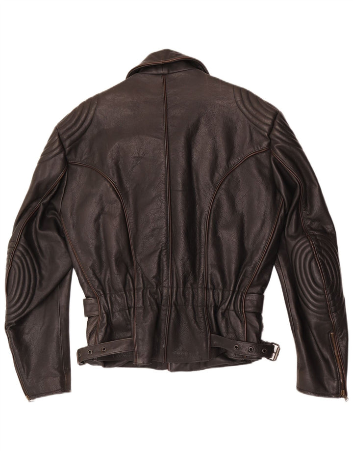 Richa Herre Motorstyle Læder Biker Jacket EU 52 XL Brun