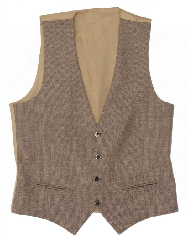 Chaleco vintage para hombre IT 50 Espiga gris medio