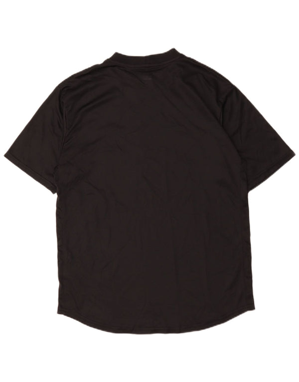 Nike Mens Dri Fit T-Shirt Top Medium Black Polyester