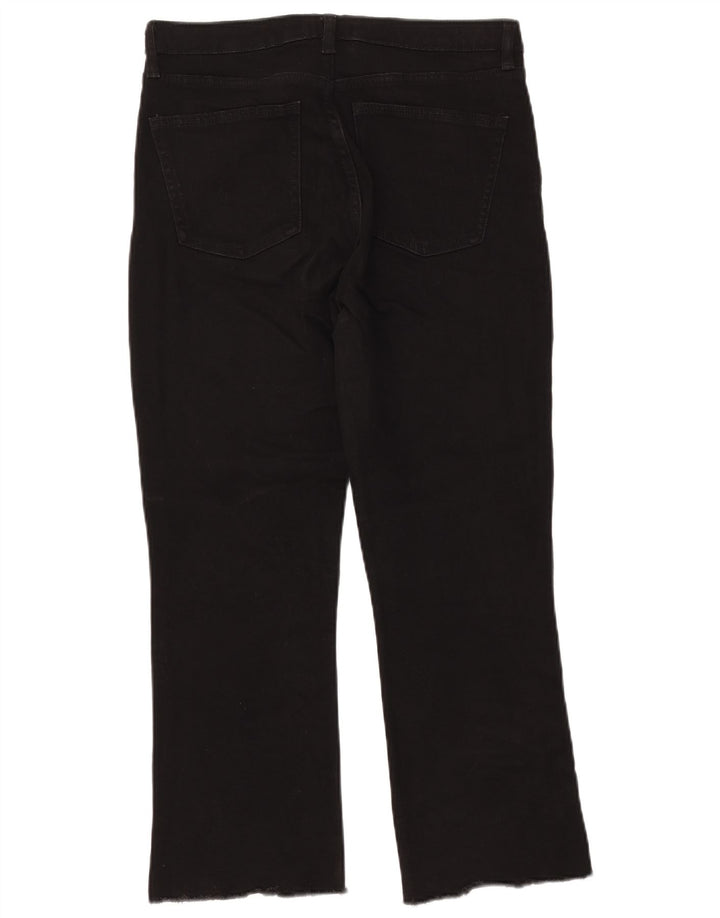 Zara Womens High Waist Bootcut Jeans EU 40 Medium W30 L26 Black