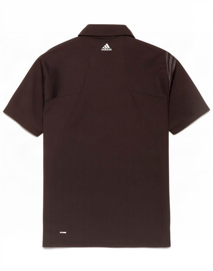 Adidas Hommes Climacool Polo Grand Noir Polyester