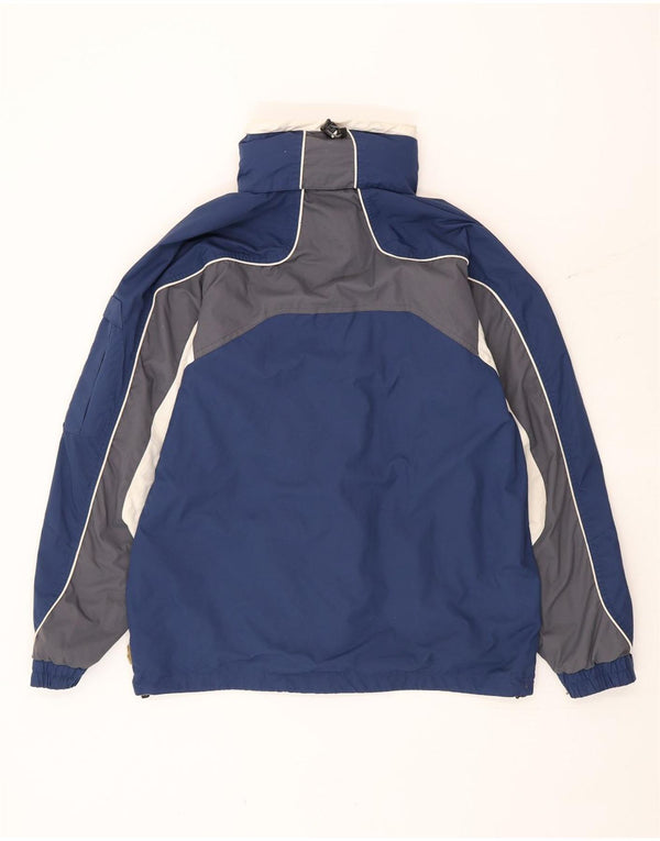 Ανδρικό μπουφάν για σκι Columbia με κουκούλα UK 36 Small Navy Blue Colourblock