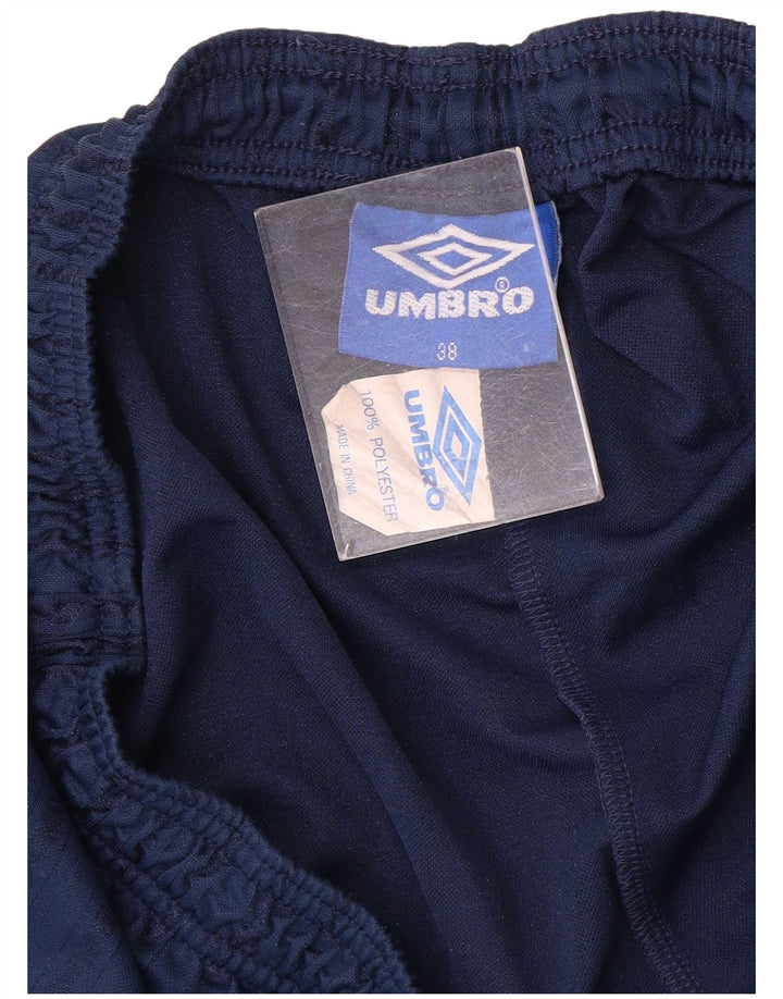 Umbro Herre Sportshorts XL Navy Blue Pinstripe Polyester