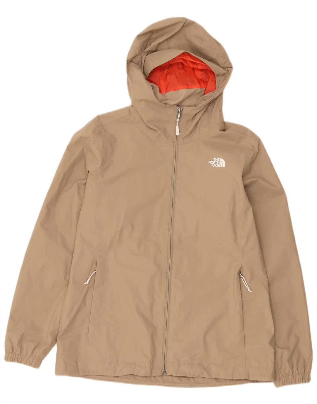 The North Face γυναικείο μπουφάν βροχής με κουκούλα UK 14 Large Beige Polyester