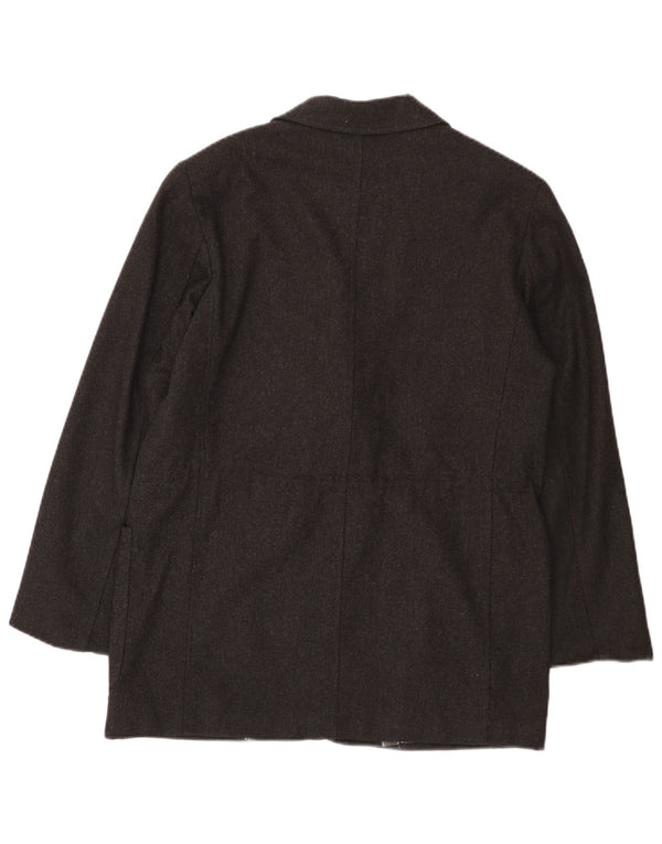 Jaqueta blazer feminina Penny Black com 3 botões IT 42 lã cinza médio