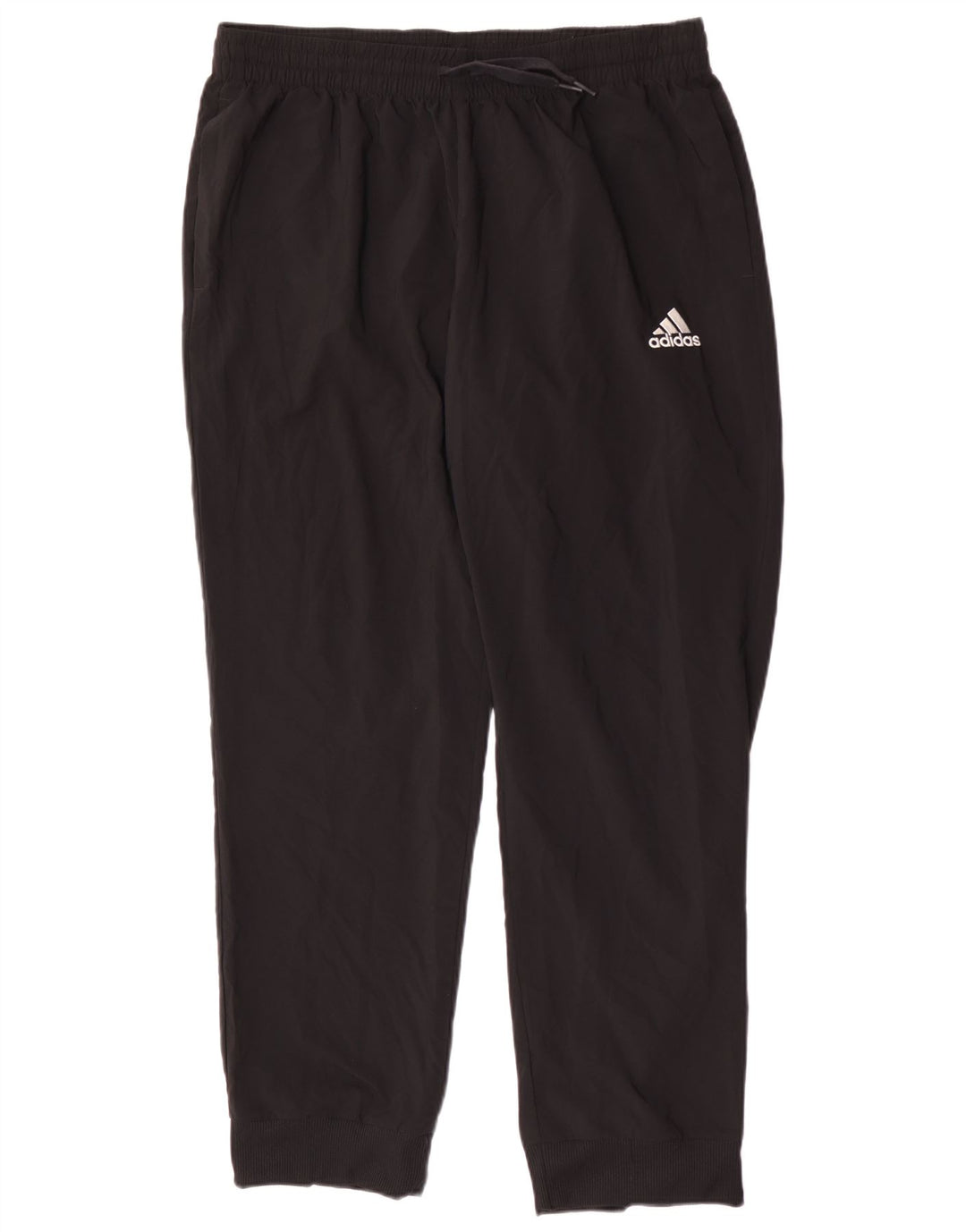 Adidas Mens Tracksuit Trousers Joggers XL Black Polyester