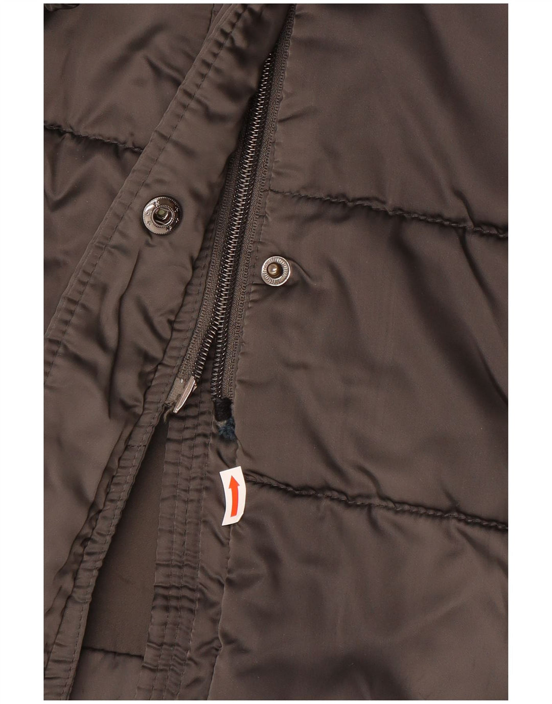CHAMPION Womens Padded Coat EU 40 Medium Brown Polyamide