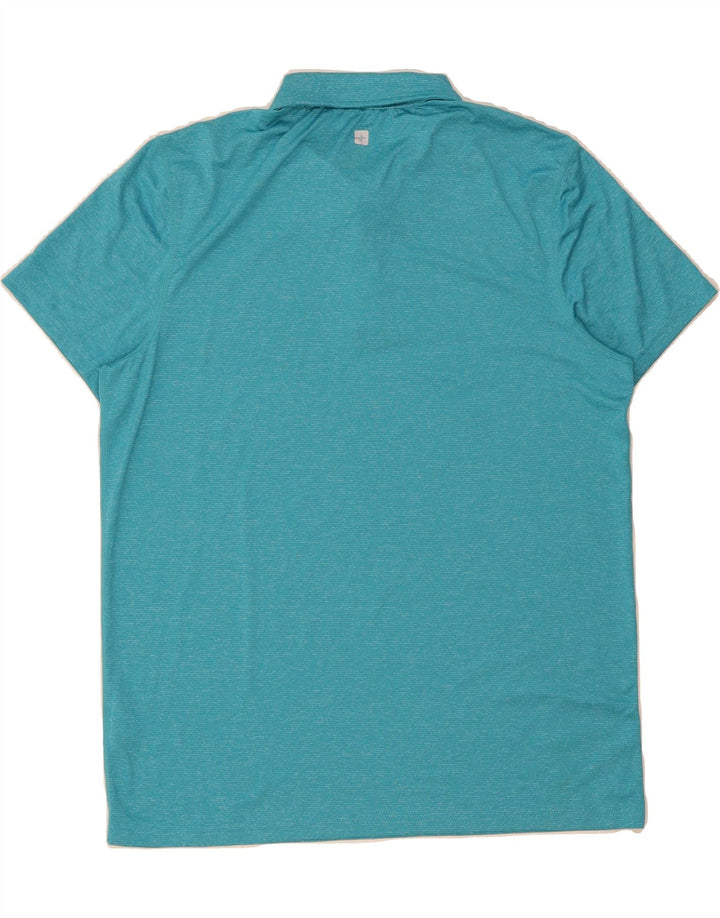 MOUNTAIN WAREHOUSE Mens Polo Shirt Medium Blue Nylon Vintage Mountain Warehouse and Second-Hand Mountain Warehouse from Messina Hembry 