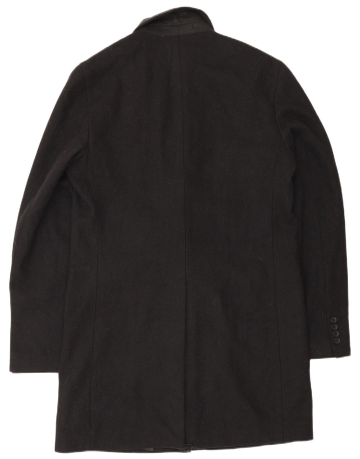 French Connection Herre Overfrakke UK 38 Medium Sort Uld