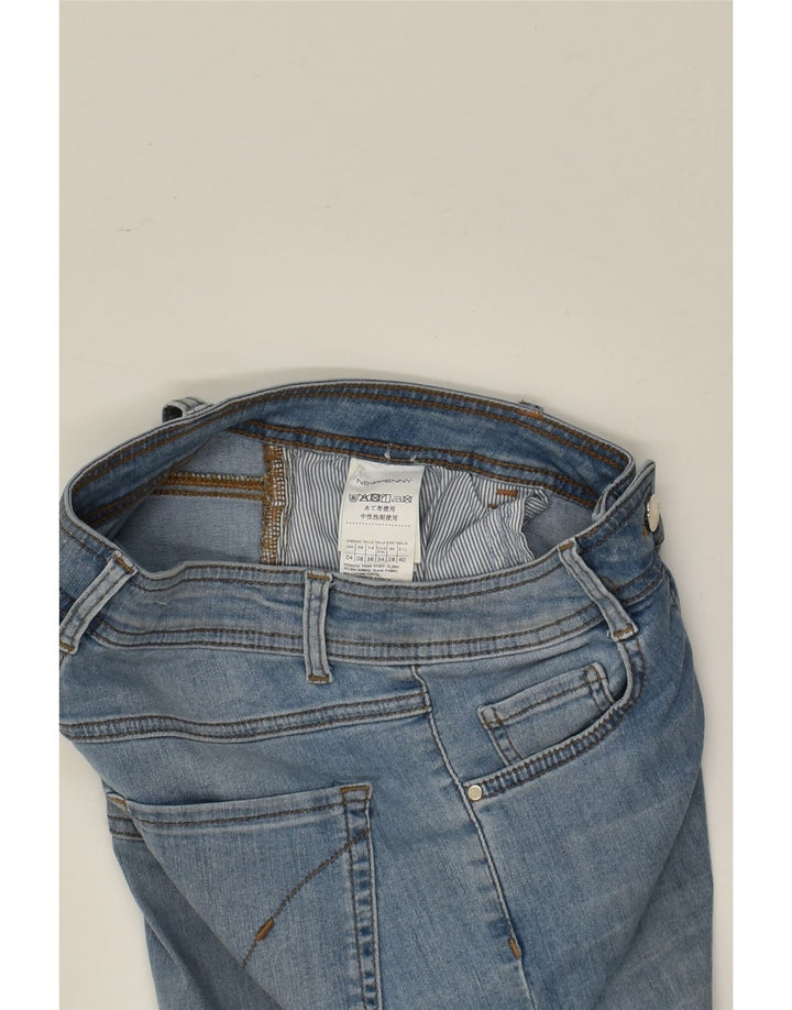 NEW PENNY Womens Slim Jeans UK 8 Small W26 L27 Blue Cotton | Vintage New Penny | Thrift | Second-Hand New Penny | Used Clothing | Messina Hembry 
