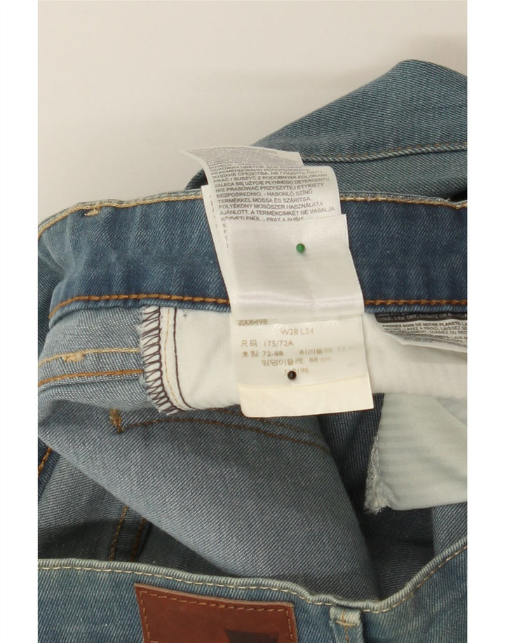 LEVI'S Womens Straight Jeans W28 L34 Blue Cotton Vintage Levi's and Second-Hand Levi's from Messina Hembry 