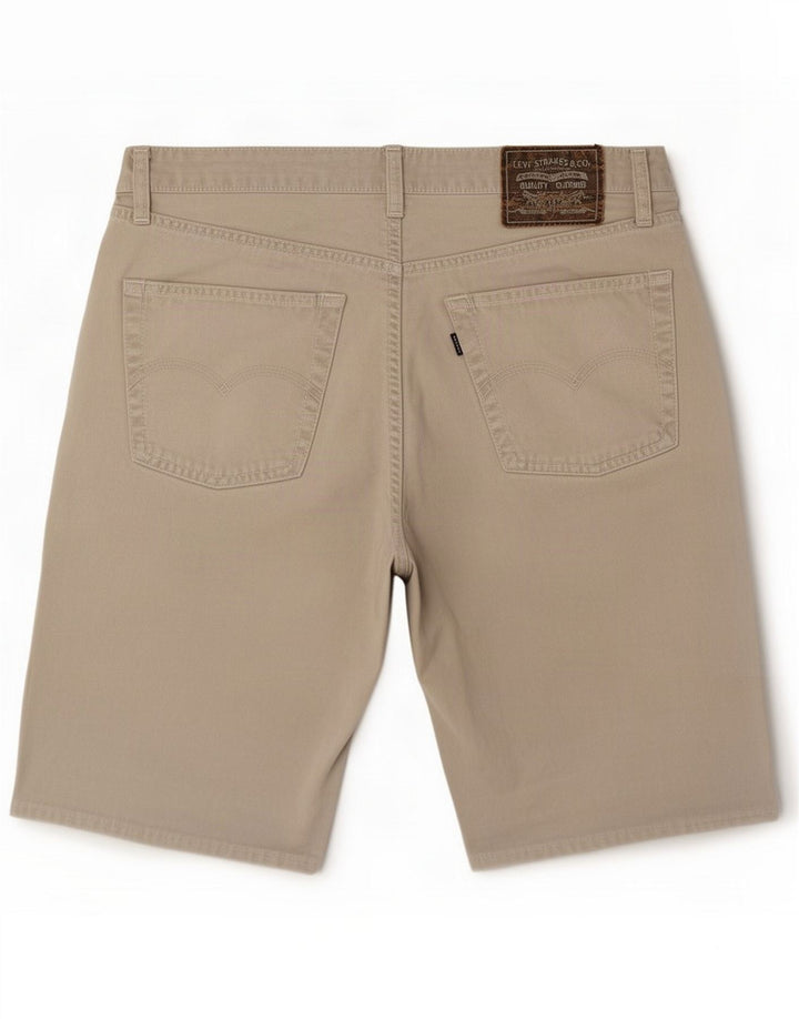Levi's Mens Regular Denim Shorts Large W33 Beige Cotton