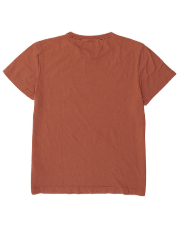 Tommy Hilfiger T-Shirt Homme Marron Moyen Coton