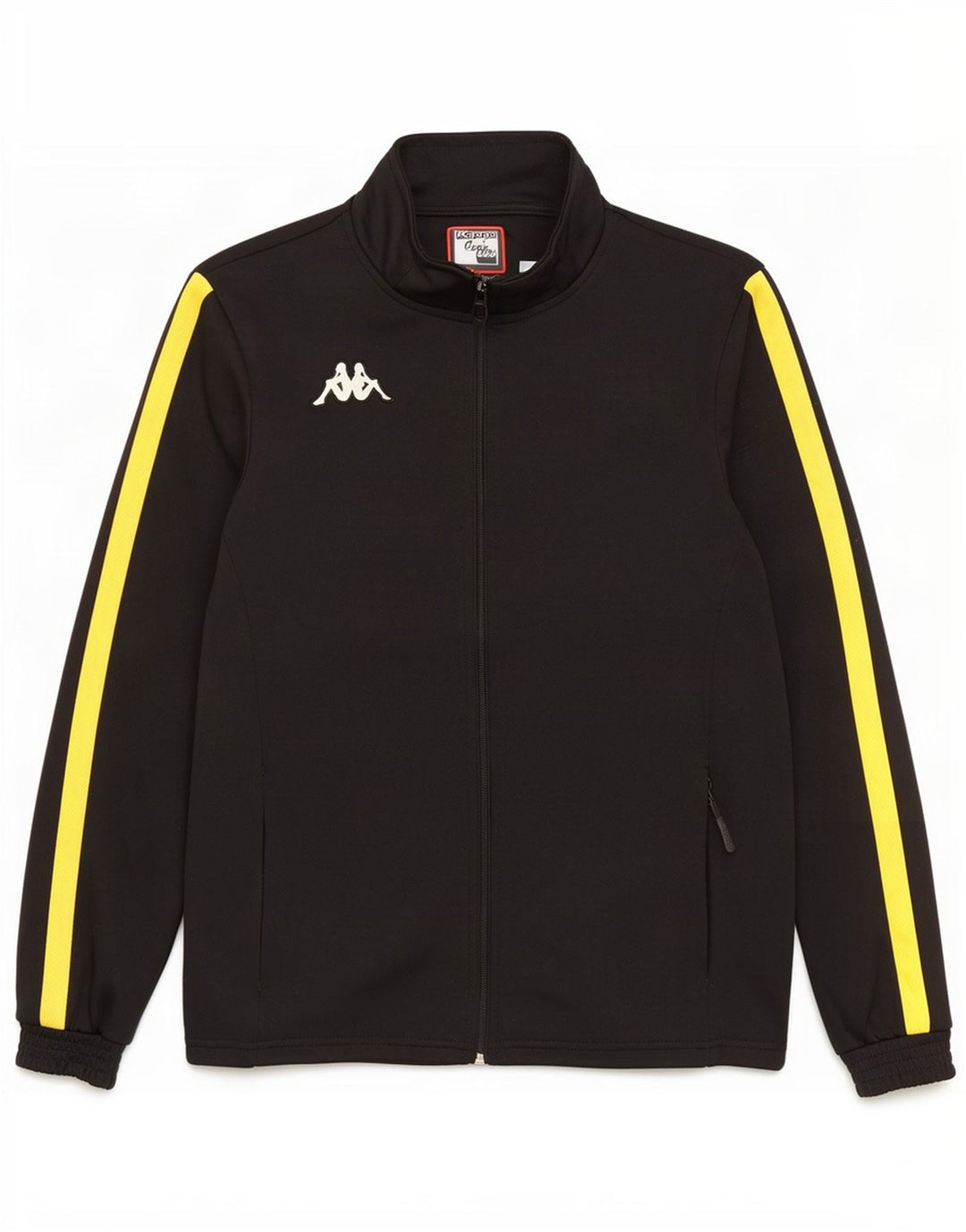 Kappa Hombre Chaqueta De Chándal Superior Poliéster Color Block Medium Negro