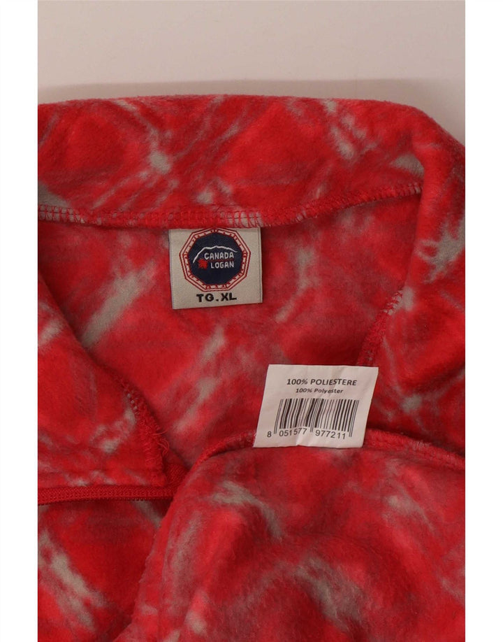 Canada Logan Dame Fleecejakke UK 18 XL Pink Geometrisk Polyester