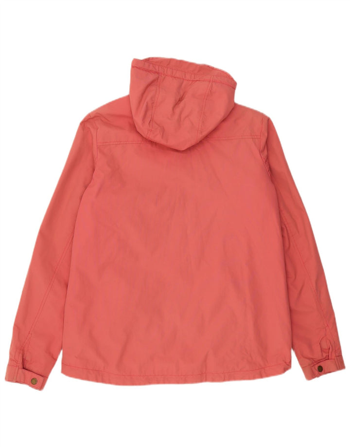 Fat Face Dame Hooded Windbreaker Jacket UK 12 Medium Pink Nylon