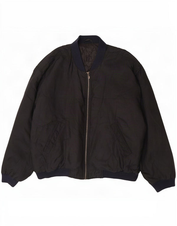 Marks & Spencer muška bomber jakna St. Michael UK 42 XL crni poliester