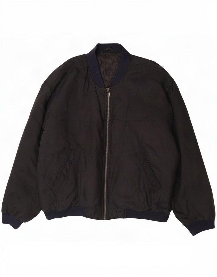 Marks & Spencer muška bomber jakna St. Michael UK 42 XL crni poliester