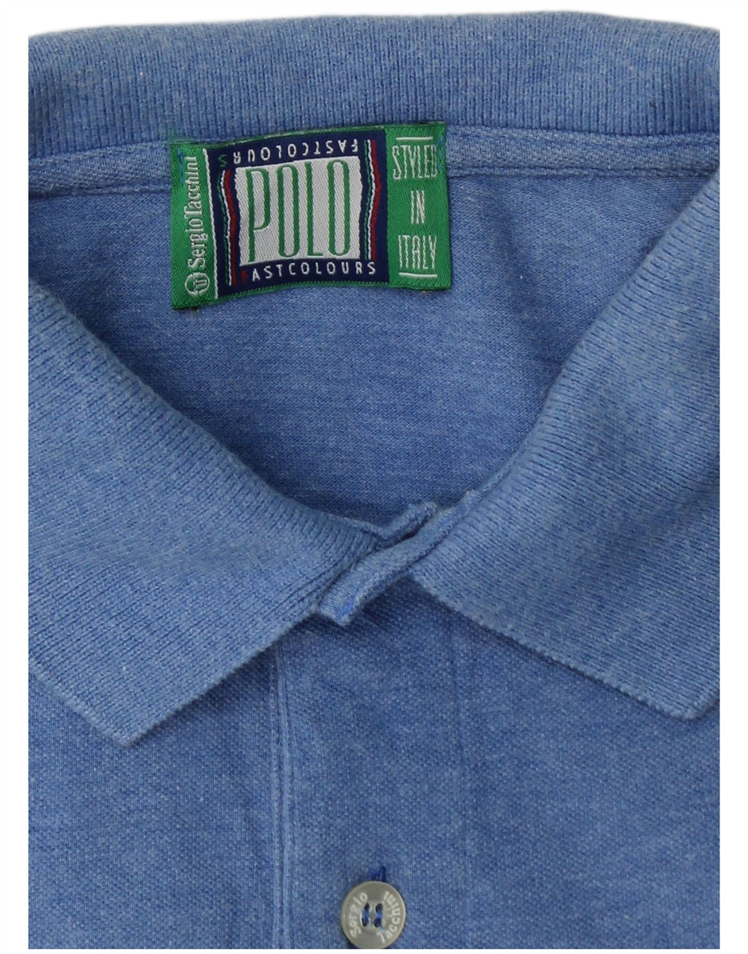 Polo Da Uomo Sergio Tacchini Blu Medio