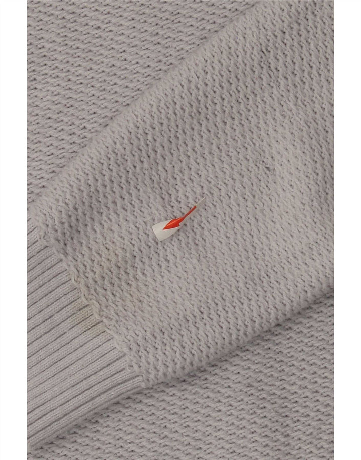 Maglione maglione girocollo da uomo Tommy Hilfiger poliestere grigio medio