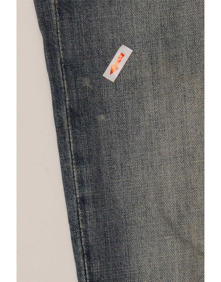 Blugi Lee Denver Capri pentru femei W32 L20, bumbac albastru