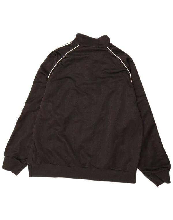 Lotto Mens Tracksuit Top Jacket XL Black Polyester