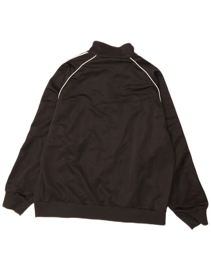Lotto Mens Tracksuit Top Jacket XL Black Polyester