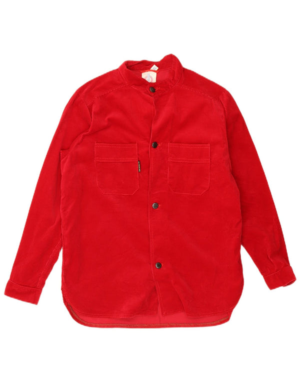 vintage Chemise en velours côtelé pour hommes Petit Rouge