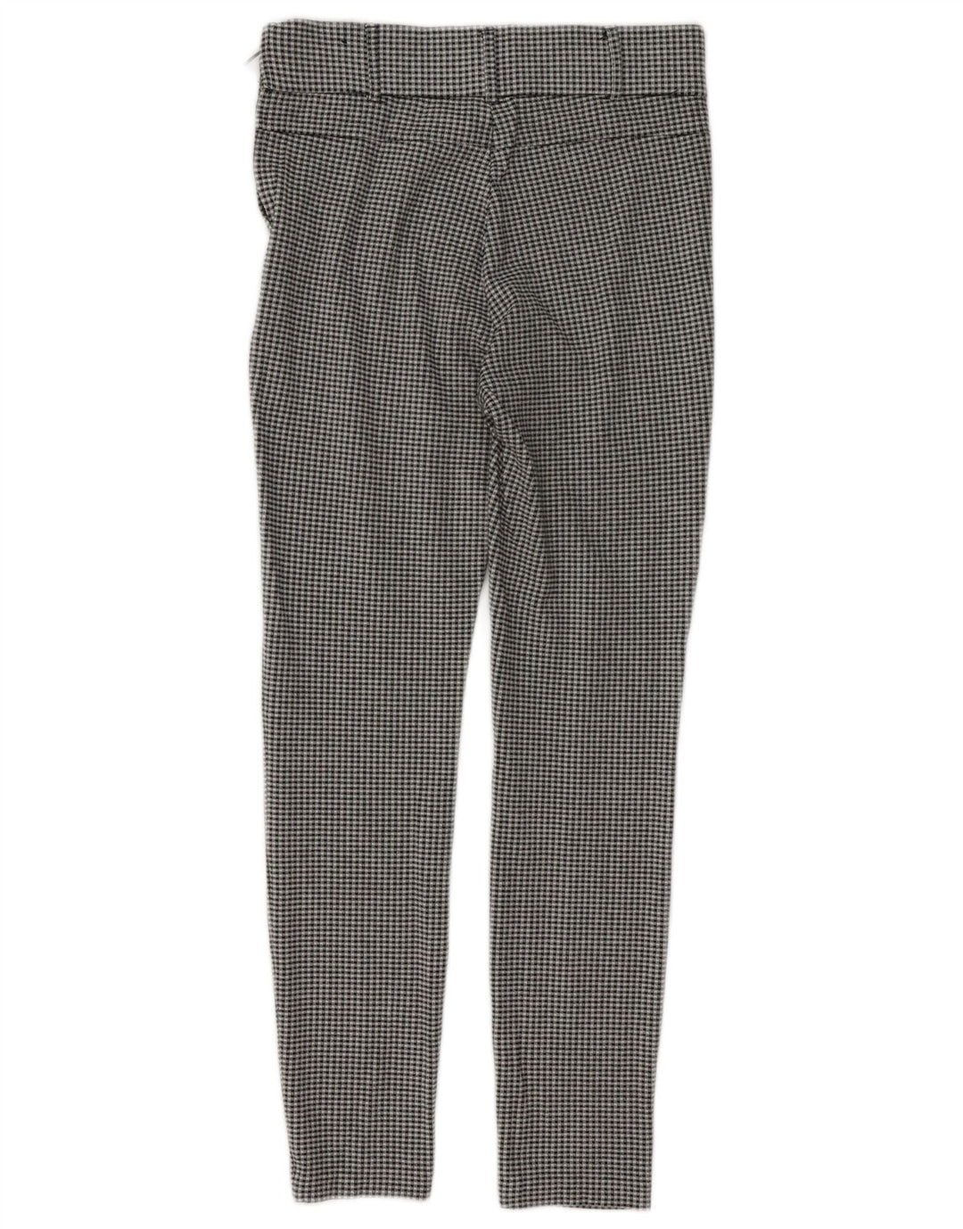 Zara Womens Trafaluc Leggings UK 8 Small Black Gingham