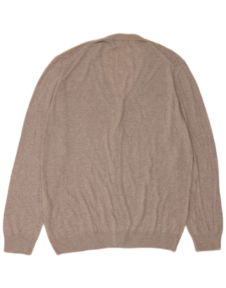 Zara muški kardigan pulover XL sivi
