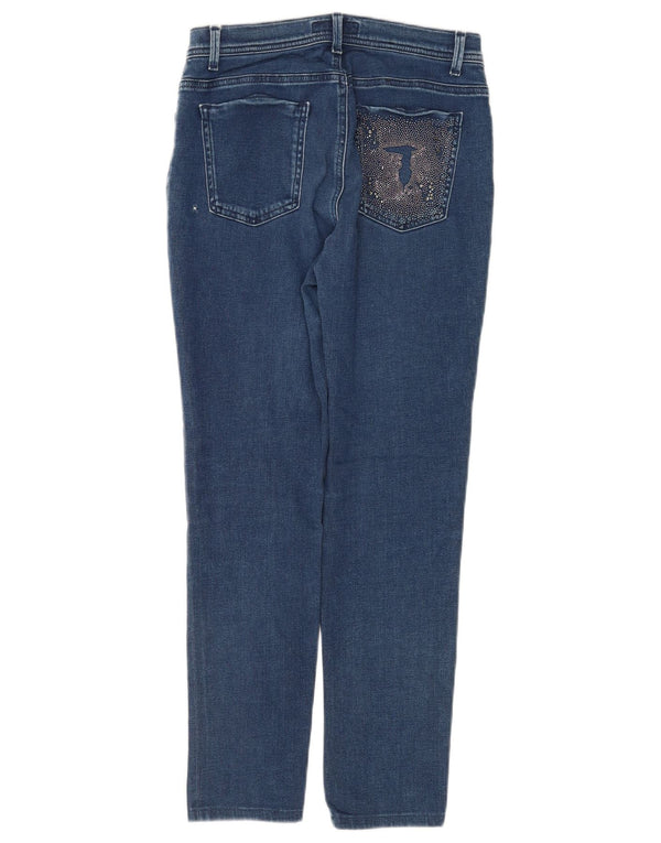 Jeans Slim Donna Trussardi W28 L28 Blu Navy