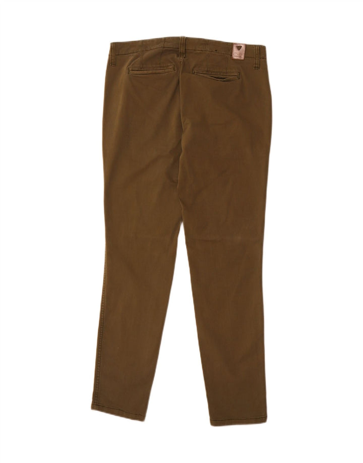 GUESS Womens Slim Chino Trousers W27 L29 Khaki Vintage Guess and Second-Hand Guess from Messina Hembry 