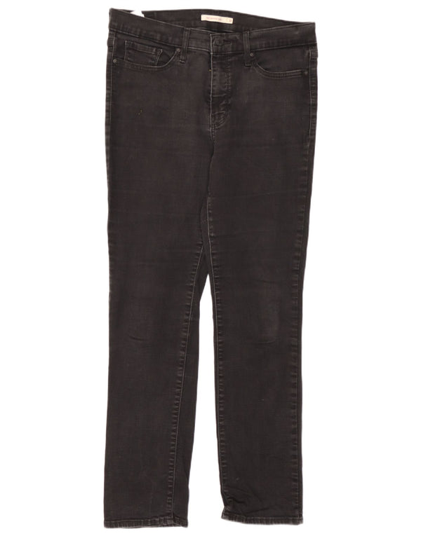 Levi's Womens 312 Shaping Slim Jeans W31 L30 Sort bomuld
