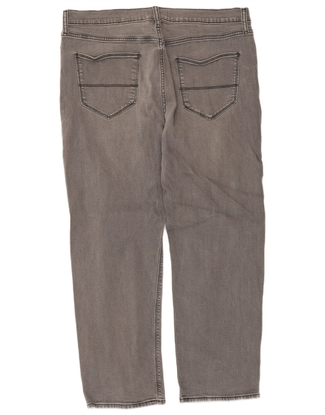 Marks & Spencer Mens Straight Jeans W36 L29 Grey Cotton
