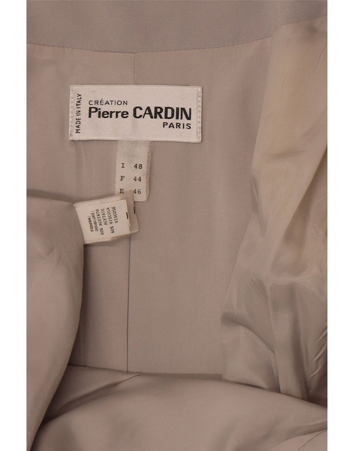 Pierre Cardin Damen Mantel IT 48 XL Grau Acetat