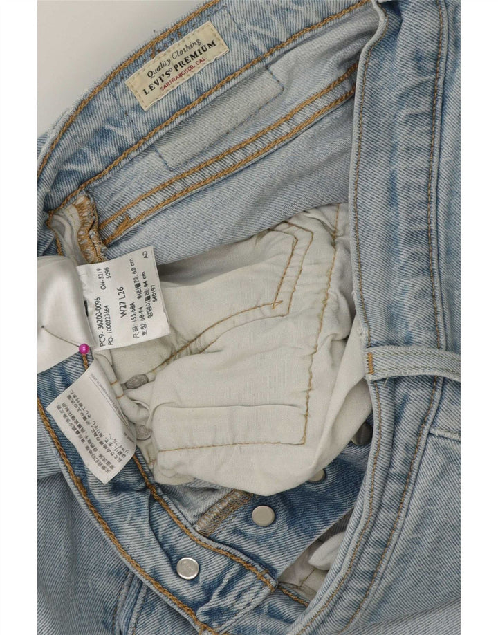 Jeans dritti da donna Levi's W27 L26 cotone blu
