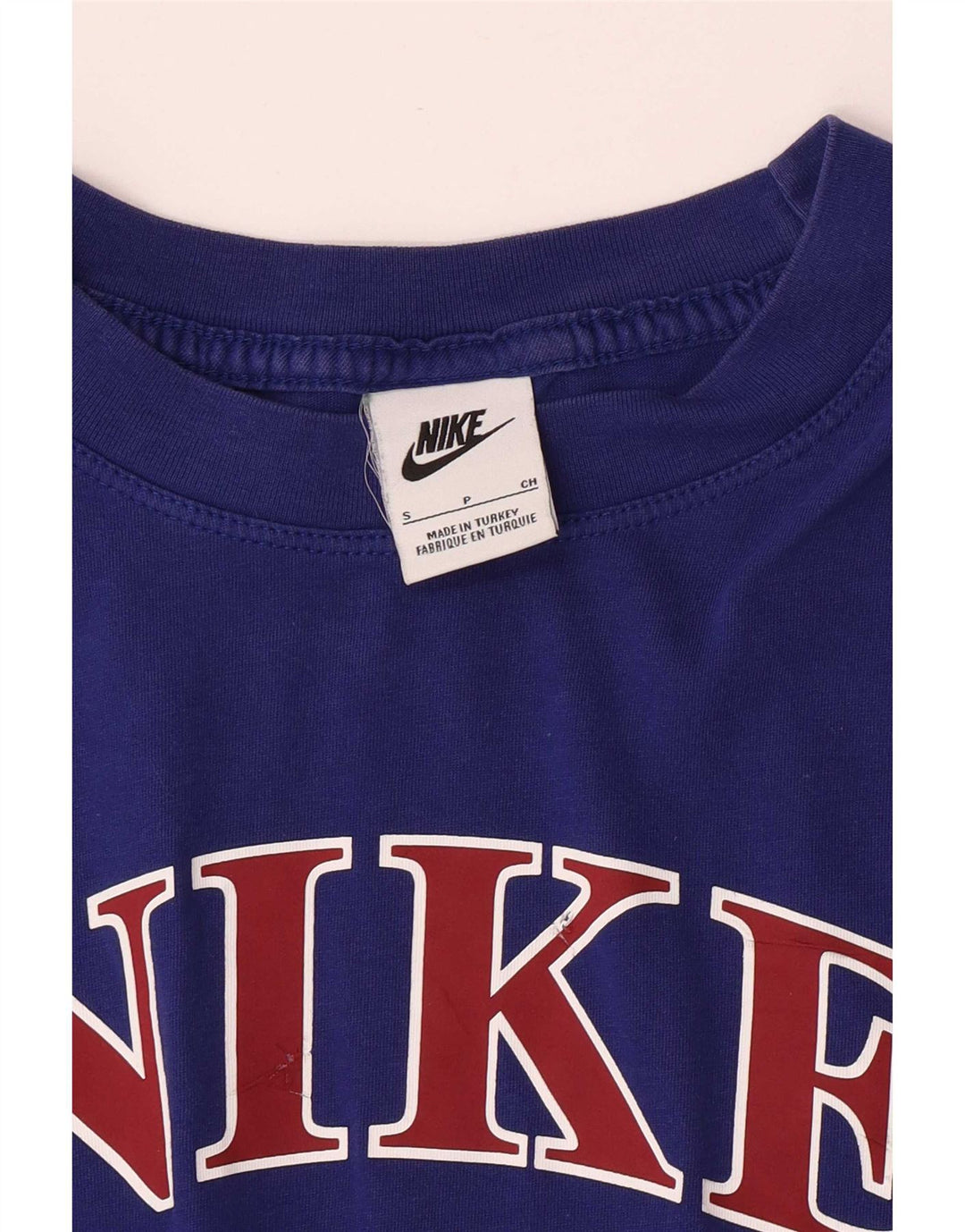 Camiseta Nike masculina gráfica top pequeno azul