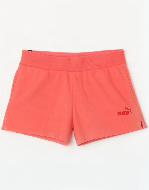 Puma Damen Sportshorts UK 14 Mittelrosa Baumwolle