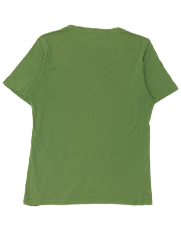 T-shirt da uomo Gas Top XL in cotone a righe verdi