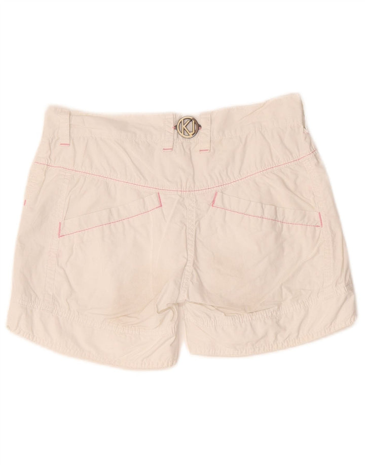 Γυναικείο σορτς Calvin Klein W28 μεσαίο λευκό βαμβακερό