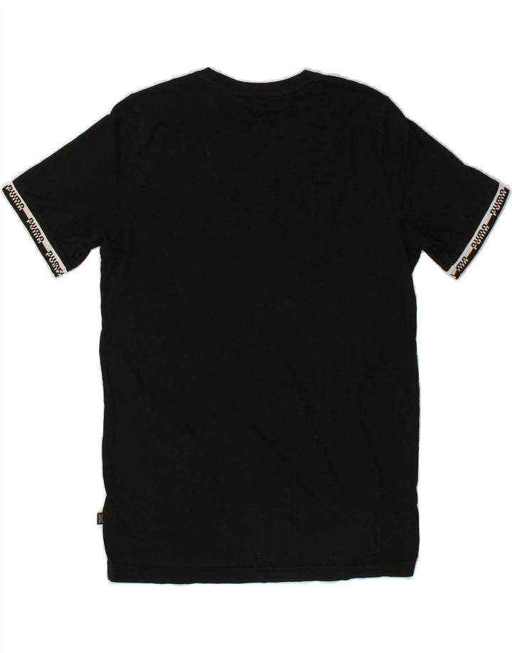 PUMA Mens Graphic T-Shirt Top Small Black Cotton Vintage Puma and Second-Hand Puma from Messina Hembry 